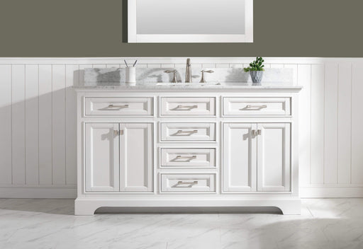 Design Element Milano 60" Single Sink Vanity in White Finish ML-60S-WT - Design Element - Ambient Home