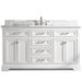 Design Element Milano 60" Single Sink Vanity in White Finish ML-60S-WT - Design Element - Ambient Home