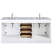 Design Element Milano 72" Double Sink Vanity in White Finish ML-72-WT - Design Element - Ambient Home