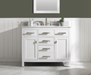 Design Element Valentino 42" Single Sink Vanity in White Finish V01-42-WT - Design Element - Ambient Home