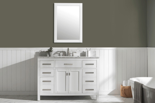 Design Element Valentino 48" Single Sink Vanity in White Finish V01-48-WT - Design Element - Ambient Home