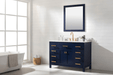 Design Element Valentino 48" Single Sink Vanity in Blue Finish V01-48-BLU - Design Element - Ambient Home