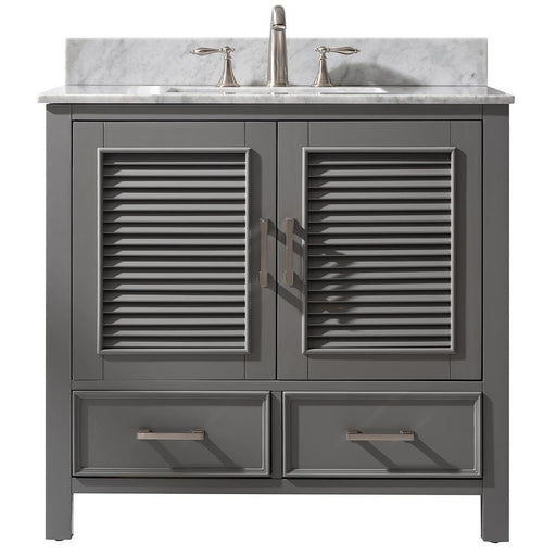 Design Element Estate 36" Single Vanity in Gray Finish ES-36-GY - Design Element - Ambient Home