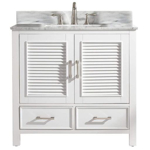 Design Element Estate 36" Single Vanity in White Finish ES-36-WT - Design Element - Ambient Home