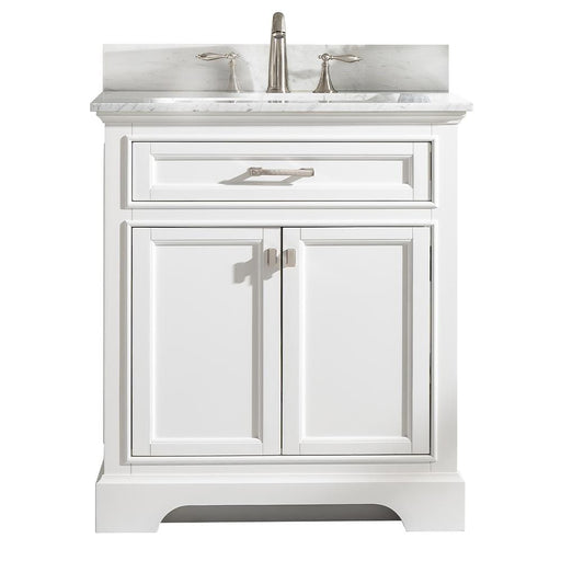 Design Element Milano 30" Single Sink Vanity in White Finish ML-30-WT - Design Element - Ambient Home