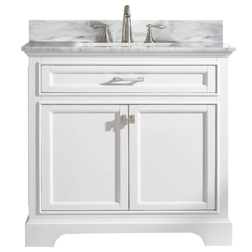 Design Element Milano 36" Single Sink Vanity in White Finish ML-36-WT - Design Element - Ambient Home