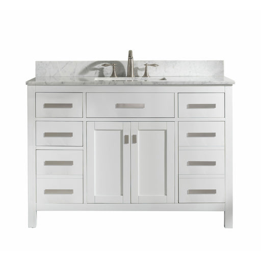 Design Element Valentino 48" Single Sink Vanity in White Finish V01-48-WT - Design Element - Ambient Home