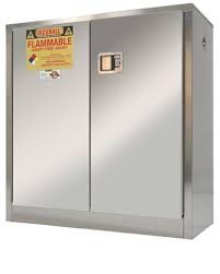 Securall  A130-SS - Stainless Steel Flammable Storage Cabinet - 30 Gal. Storage Capacity - Securall - Ambient Home
