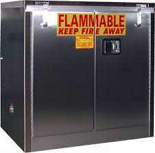 Securall  A131-SS - Stainless Steel Flammable Storage Cabinet - 30 Gal. Storage Capacity - Securall - Ambient Home