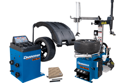 Dannmar DT-50A + DB-70 + Weights Package Deal: (1) DT-50A + (1) DB-70 + (1) Tape Weight Rolls / Black and Silver 1400 pc. - Dannmar - Ambient Home
