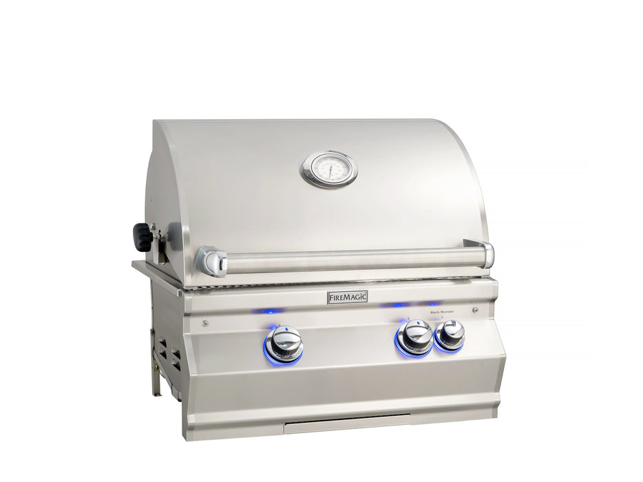 Fire Magic Aurora A430I 24-Inch Built-In Natural Gas / Propane Gas Grill With Analog Thermometer - A430I-7EAN / A430I-7EAP - Fire Magic - Ambient Home