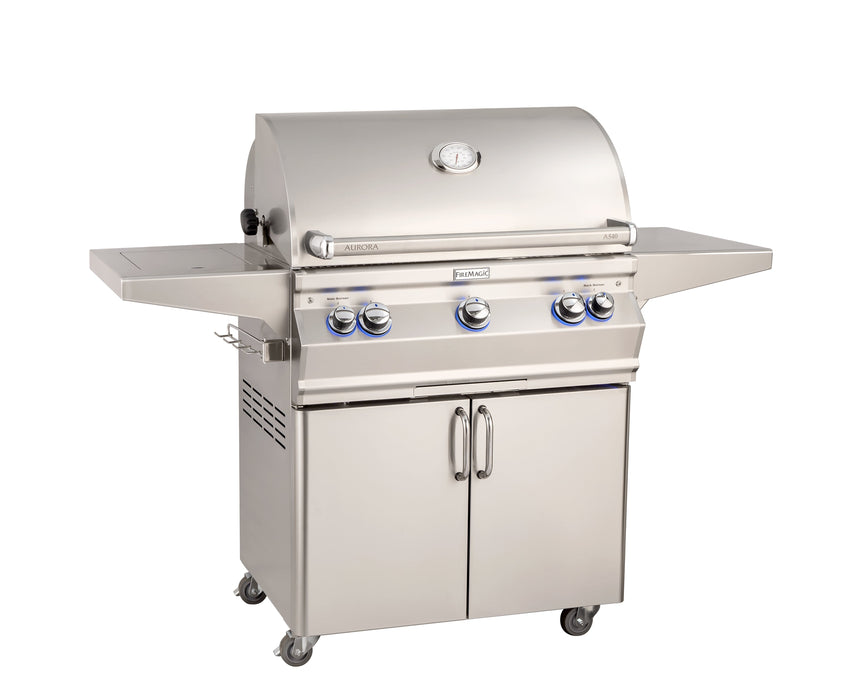 Fire Magic Aurora 30" Portable Gas Grill A540s w/ Flush Mounted Single Side Burner - Fire Magic - Ambient Home