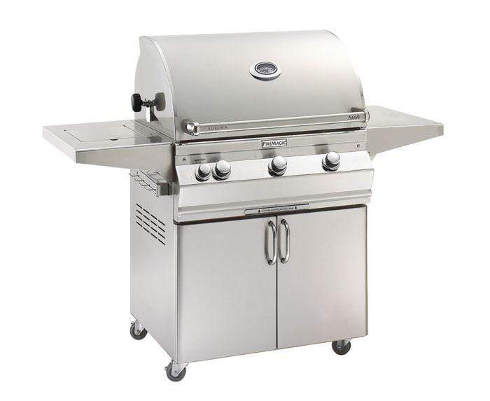 Fire Magic Aurora 30" Portable Gas Grill A660s w/ Flush Mounted Single Side Burner - Fire Magic - Ambient Home