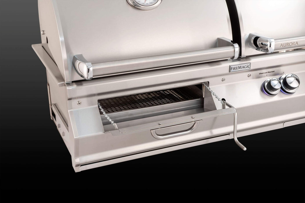 Fire Magic Aurora 46" Portable Gas & Charcoal Combo Grill A830s - Fire Magic - Ambient Home