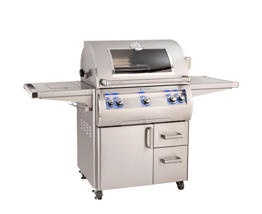 Fire Magic Echelon Diamond 30" Portable Grill E660s w/ Flush Mounted Single Side Burner - Fire Magic - Ambient Home