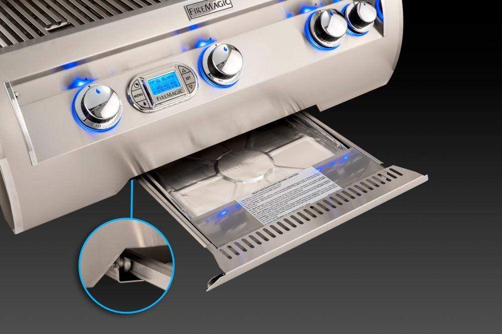 Fire Magic Echelon Diamond 30" Portable Grill E660s w/ Flush Mounted Single Side Burner - Fire Magic - Ambient Home