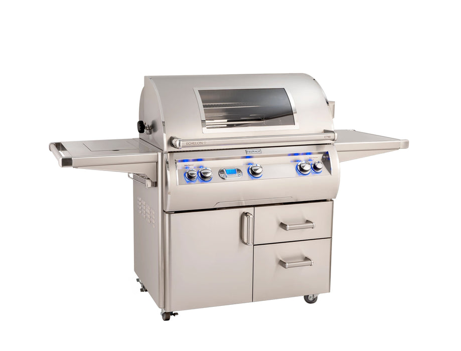 Fire Magic Echelon Diamond 36" Portable Grill E790s w/ Flush Mounted Single Side Burner - Fire Magic - Ambient Home