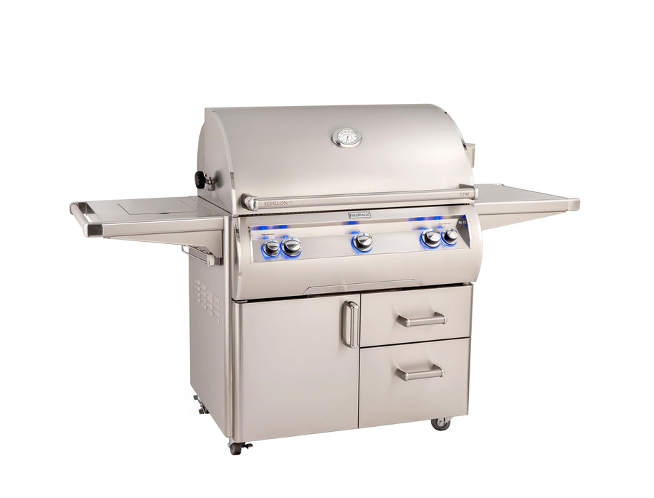 Fire Magic Echelon Diamond 36" Portable Grill E790s w/ Flush Mounted Single Side Burner - Fire Magic - Ambient Home