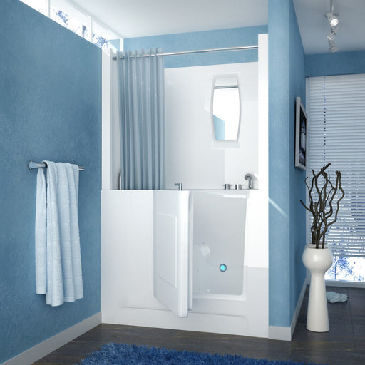 MediTub 2747 Walk-In-Tub 27 x 47 Right Drain White Bathtub - MediTub - Ambient Home