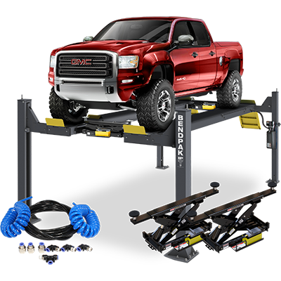 BendPak HDSO-14AX 4 Post Alignment Lift Package(5175901) - BendPak - Ambient Home