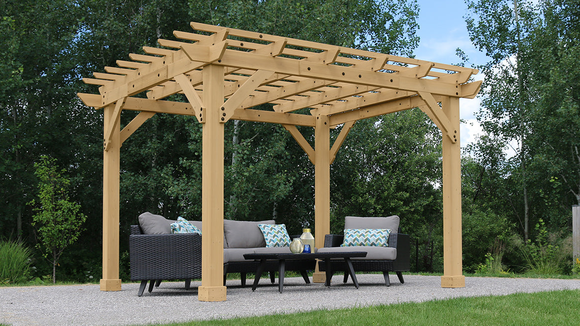 Yardistry 10 x 12 Meridian Pergola - Yardistry - Ambient Home