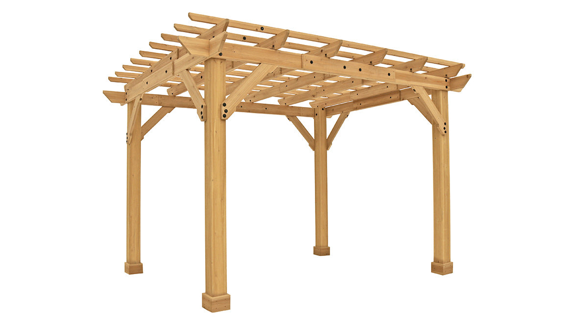 Yardistry 10 x 12 Meridian Pergola - Yardistry - Ambient Home