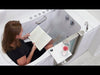 Ella's Bubbles Petite - Acrylic Inward Swinging Door Walk-In Tub (27.5″W x 52.25″L) - Ella's Bubbles - Ambient Home