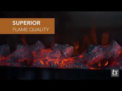 Touchstone Sideline 50" Steel - Recessed Electric Fireplace 80013 - Touchstone Fireplaces - Ambient Home