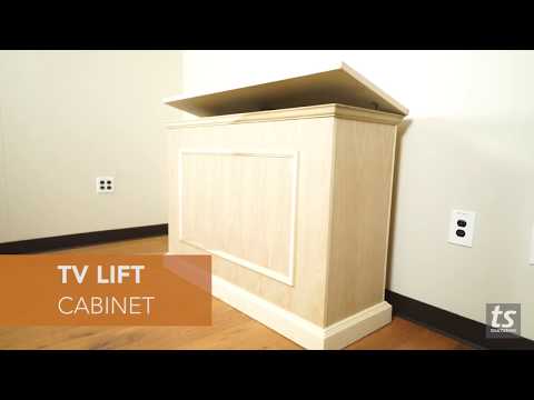 TV Lift Cabinet for 50" Flatscreen TVs - Elevate by Touchstone, Unfinished Birch 72012 - Touchstone - Ambient Home