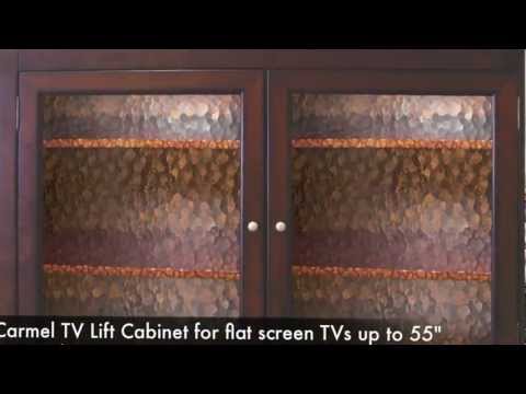 TV Lift Cabinet for 60" Flatscreen TVs - Carmel by Touchstone, Espresso 70065 - Touchstone - Ambient Home