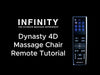 Infinity Dark Brown Dynasty 4D Massage Chair (18500004) - Infinity - Ambient Home