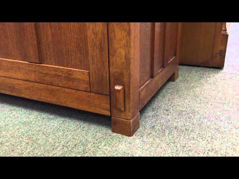 TV Lift Cabinet for 50" Flatscreen TVs - Elevate by Touchstone, Light Oak 72006 - Touchstone - Ambient Home