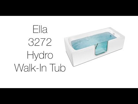 Ella's Bubble Laydown Hydro – Acrylic Walk In Bathtub (32″W x 72″L) - Ella's Bubbles - Ambient Home