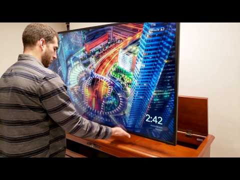 TV Lift Cabinet for 60" Flatscreen TVs - Bungalow by Touchstone, Chestnut 70062 - Touchstone - Ambient Home