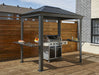 Sojag Gazebo Mykonos Grill Gazebo 5 x 8 ft - Dark grey - Sojag Gazebo - Ambient Home