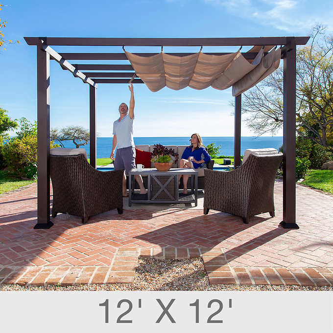 Paragon Outdoor Modena Aluminum Pergola - Paragon Outdoor - Ambient Home