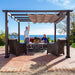 Paragon Outdoor Modena Aluminum Pergola - Paragon Outdoor - Ambient Home