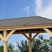 Yardistry 12 x 20 Meridian Gazebo with Cedar Wood & Aluminum Roof - Yardistry - Ambient Home