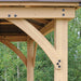 Yardistry 12 x 20 Meridian Gazebo with Cedar Wood & Aluminum Roof - Yardistry - Ambient Home