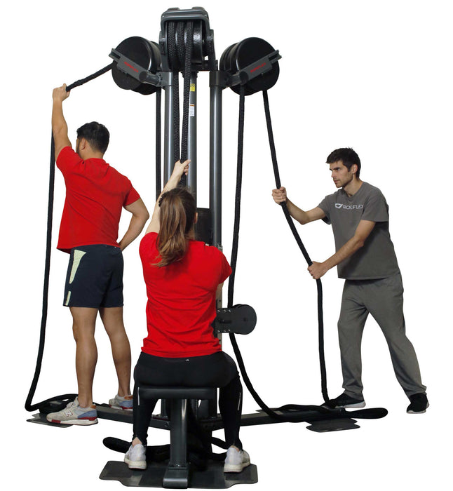 Ropeflex RX2500T Upright Rope Trainer - Tri Station - Ropeflex - Ambient Home