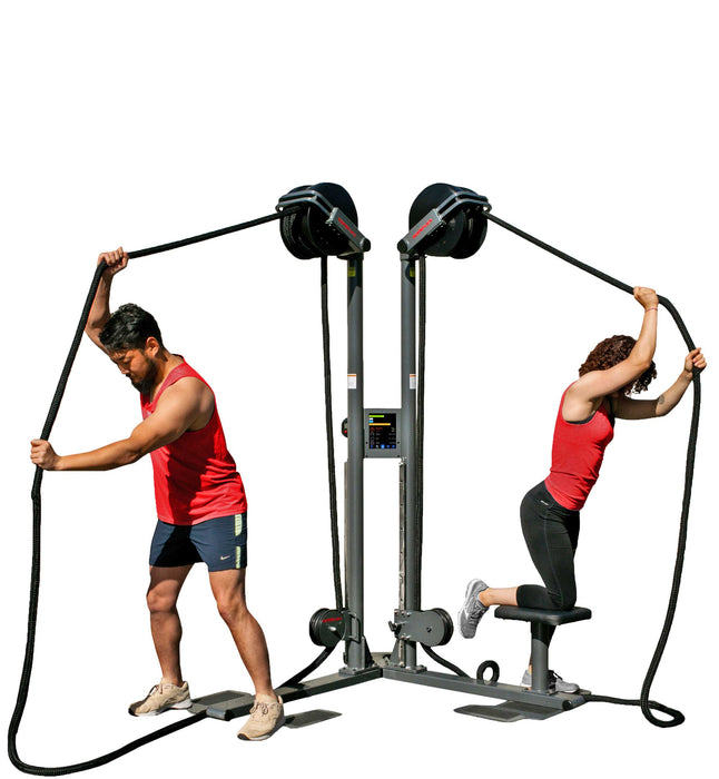 RX2500D upright rope trainer - dual station - Ropeflex - Ambient Home