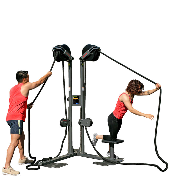 RX2500D upright rope trainer - dual station - Ropeflex - Ambient Home