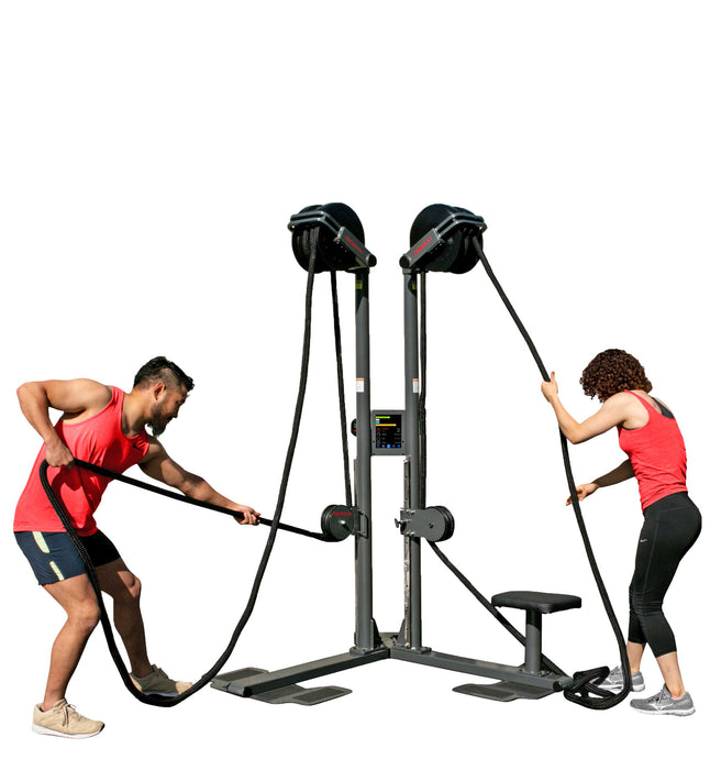 RX2500D upright rope trainer - dual station - Ropeflex - Ambient Home