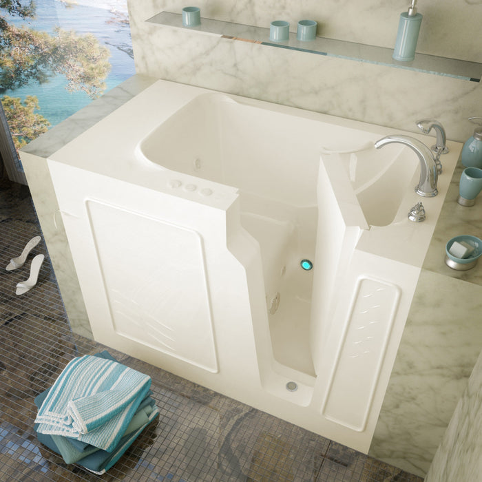 MediTub 2952 Walk-In-Tub 29 x 52 Bathtub, Whirpool & Air Jets Add-Ons - MediTub - Ambient Home