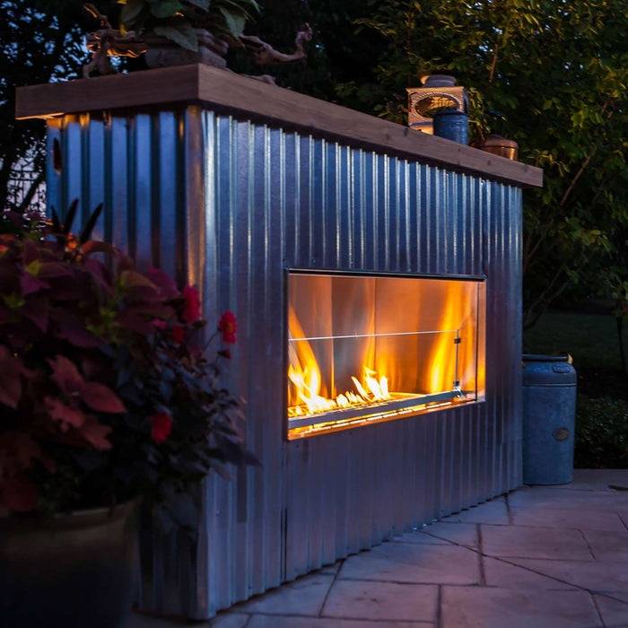 Kalea Bay Outdoor Linear Gas Fireplace by Firegear - Firegear - Ambient Home