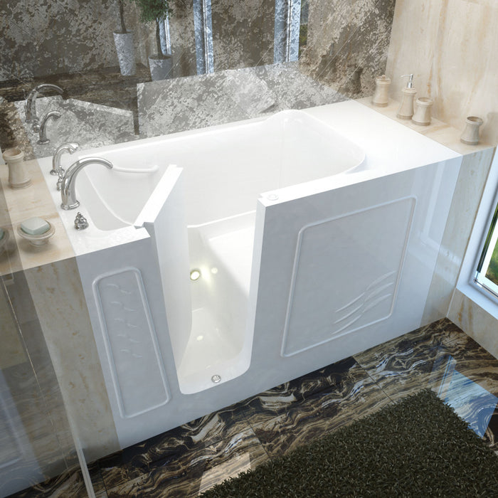 MediTub 3060WI Walk-In-Tub 30 x 60 Bathtub, Whirpool & Air Jets Add-Ons - MediTub - Ambient Home