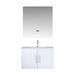 Lexora Geneva 30" - Glossy White Single Bathroom Vanity (Options: White Carrara Marble Top, White Square Sink and 30" LED Mirror w/ Faucet) - Lexora - Ambient Home