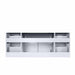 Lexora Geneva 48" - Glossy White Single Bathroom Vanity (Options: White Carrara Marble Top, White Square Sink and 48" LED Mirror w/ Faucet) - Lexora - Ambient Home