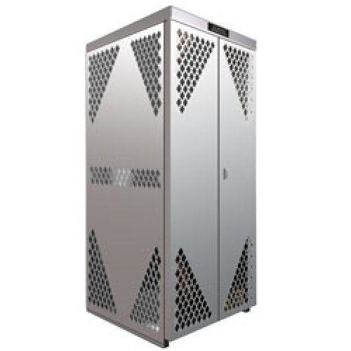 Securall  LP8S - Vertical - LP/Oxygen Storage Cabinet - 8 Cyl. Vertical Standard Door - Securall - Ambient Home