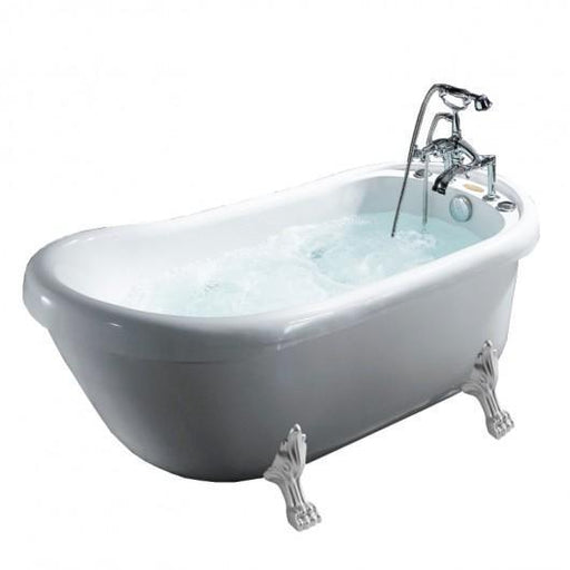 Mesa Malibu BT-062 Freestanding Whirlpool Clawfoot Tub (67"L x 32"W x 31"H) - Mesa - Ambient Home